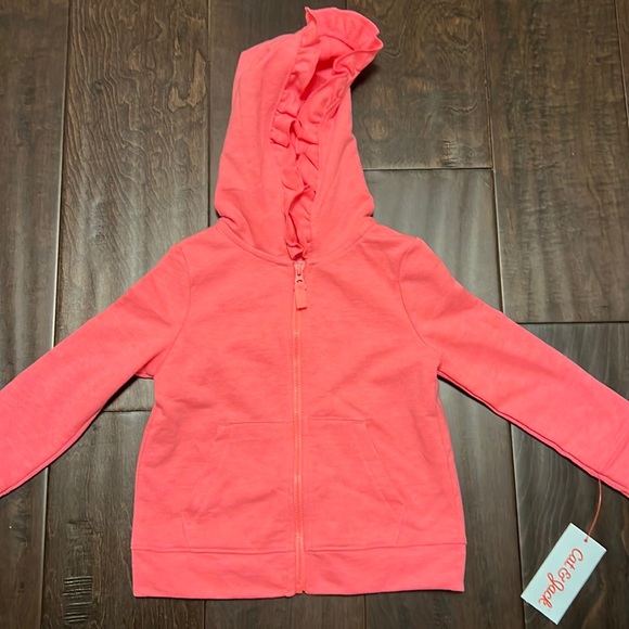Cat & Jack Jackets & Coats Nwt Baby Girls Cat And Jack Bright Coral